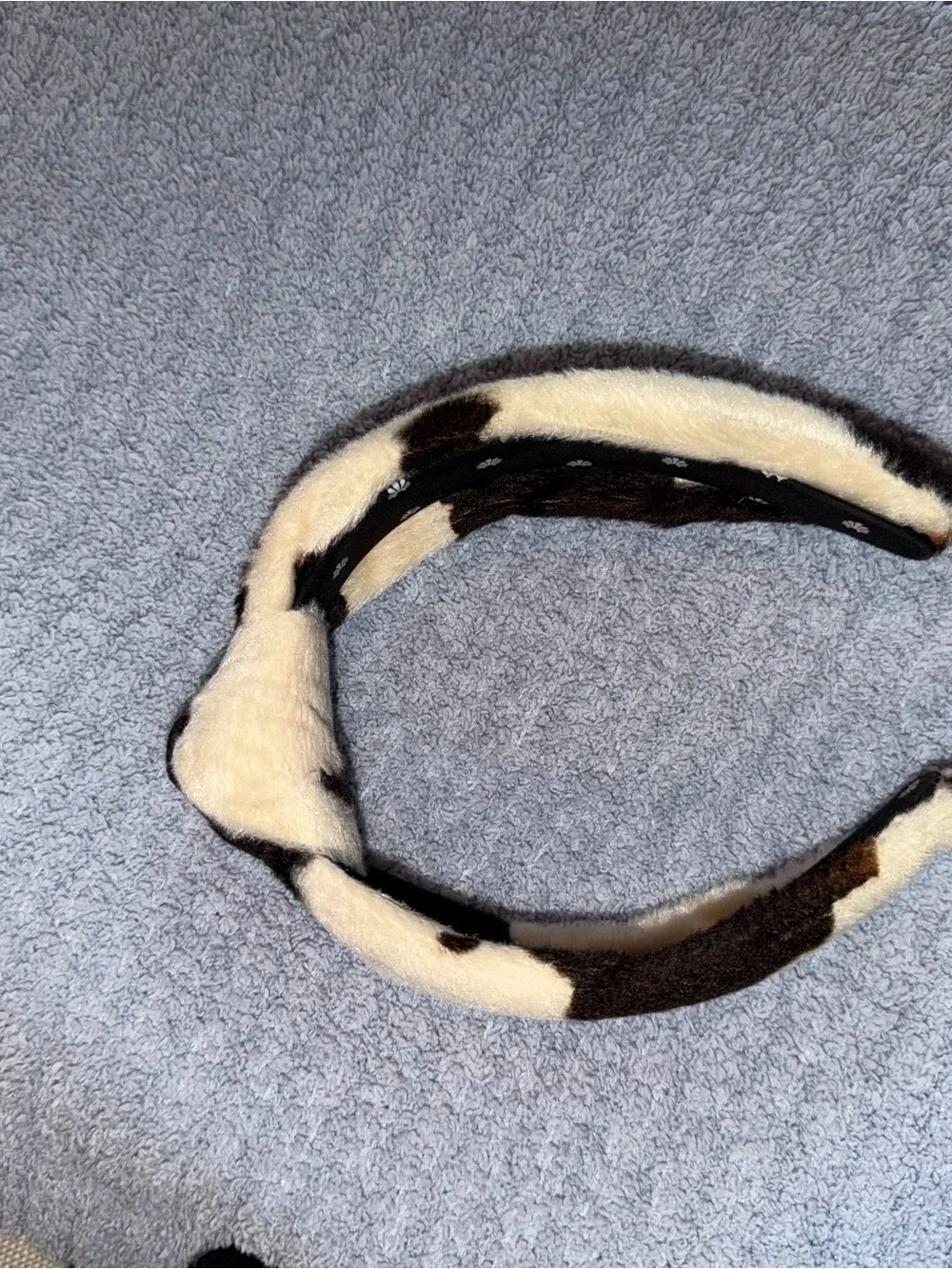 Lele Sadoughi Cream, Brown & Black Plush Padded Headband